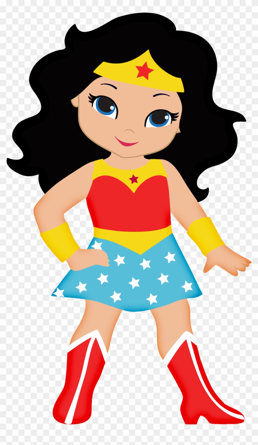 Super Woman Cartoon Superwoman Clipart Cliparts And - Wonder Woman Clipart - Png Download