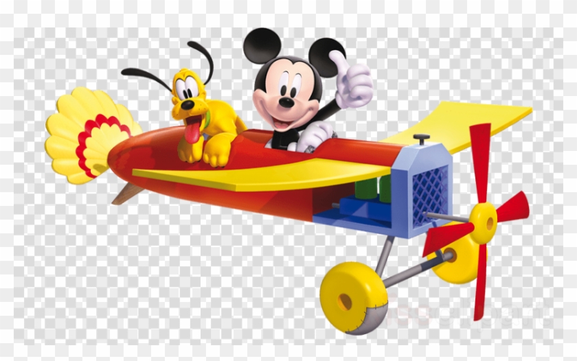 Free Png Download Mickey Mouse In Airplane Png Images - Mickey Mouse Plane Clipart