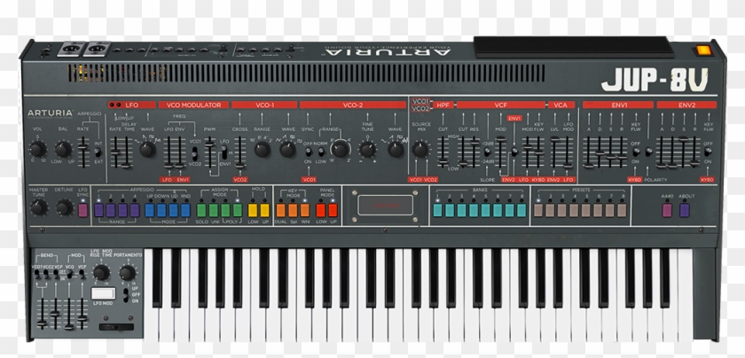 Jup-8 V - Roland Jupiter-8 Clipart #276034