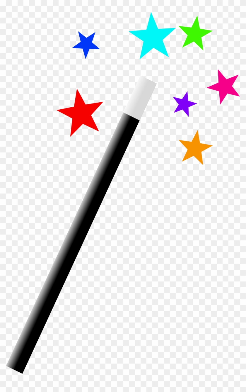 Open - Magic Wand Clipart - Png Download