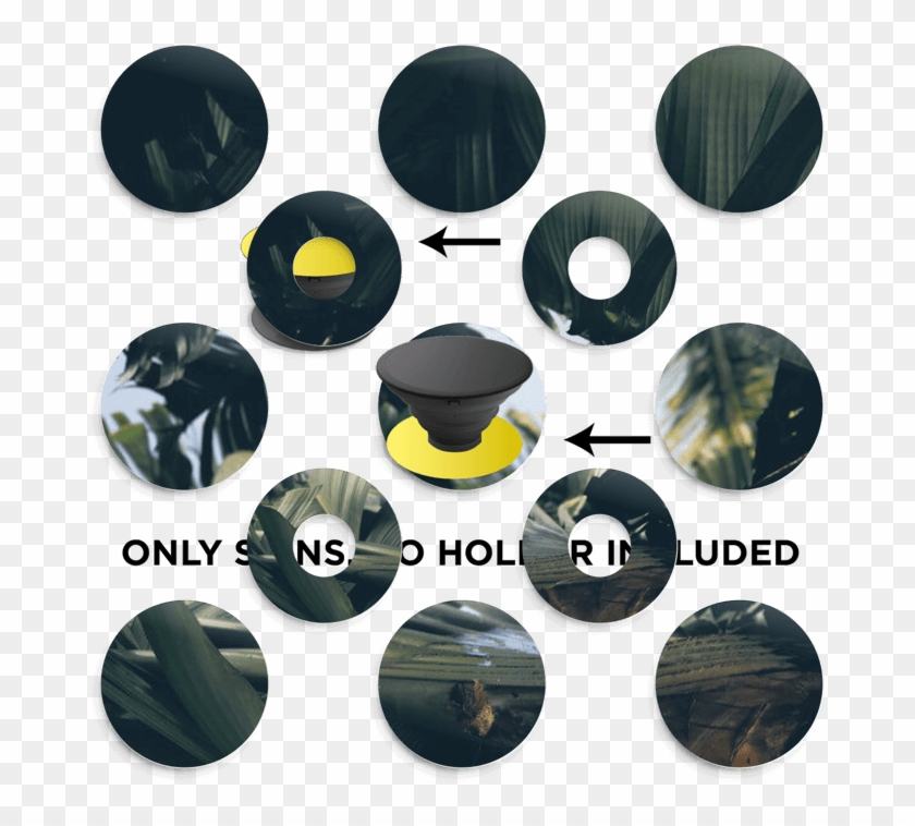 Tropical Leaves Skin Phone Holder - Eccmid 2016 Abstract Book Clipart #276432