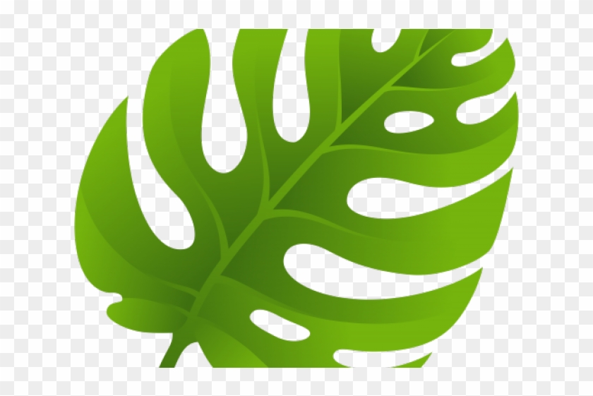 Leaves Clipart Tropical - Jungle Leaf Silhouette Png Transparent Png