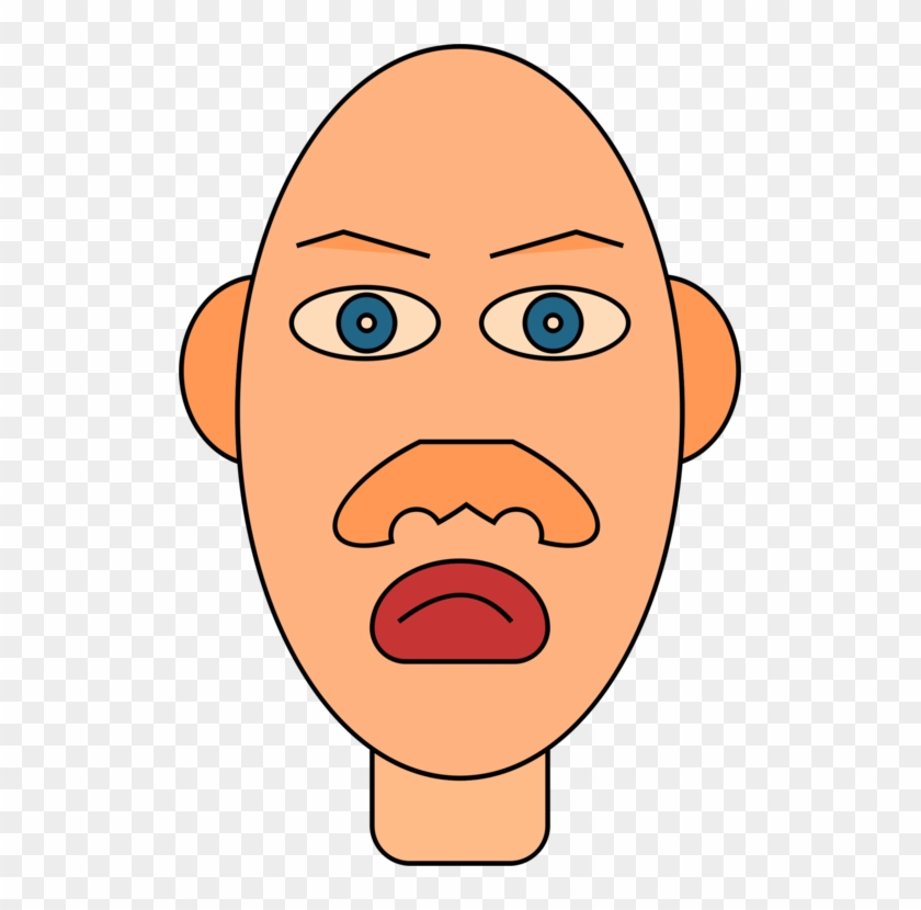 Human Head Eye Mickey Mouse Line - Stick Head Clipart