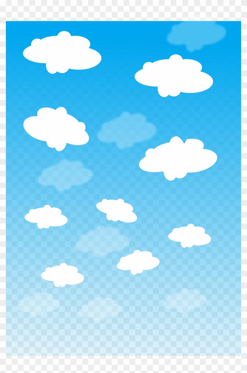 Sky With Clouds Drawing Clipart