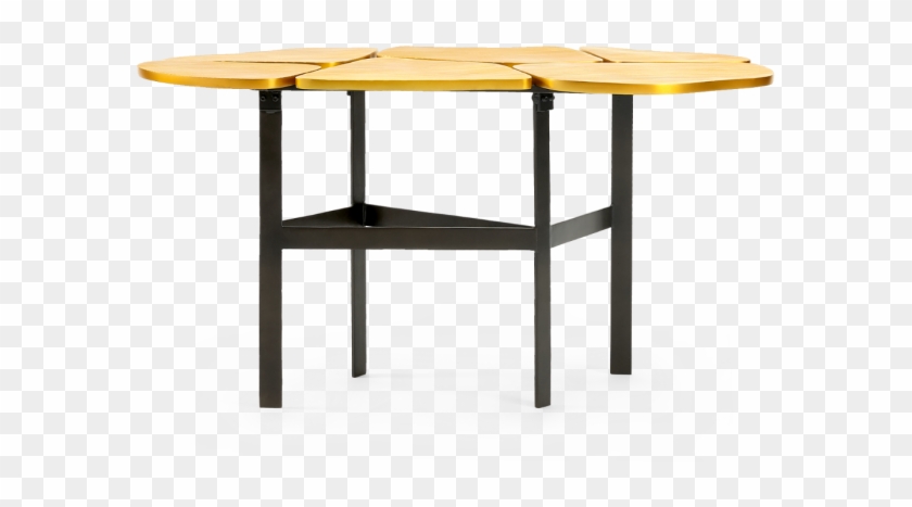 Lily Coffee Table, Gold Lily Coffee Table, Gold - Coffee Table Clipart #277493