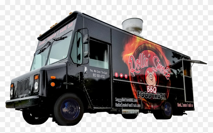 Rollin' Smoke Food Truck - Png Foodtruck Clipart
