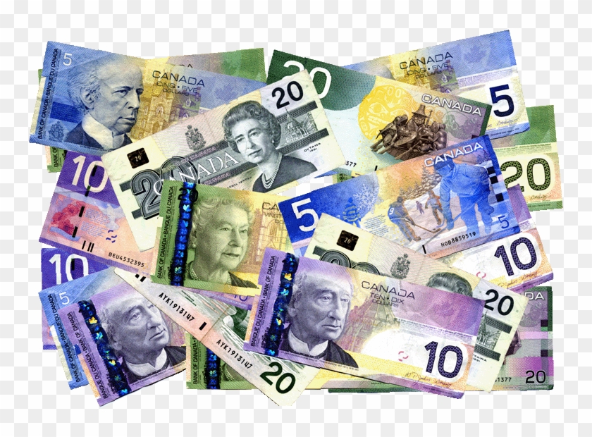 A Pile Of Canadian Money - Canada 20 Dollars Clipart