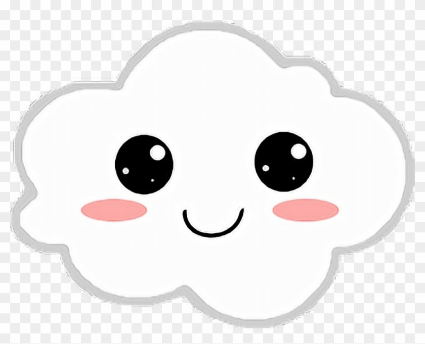 Cloud Sticker - Cartoon Clipart #277781