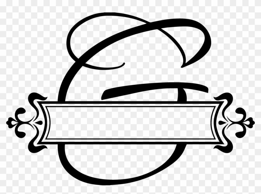 Fancy Letter G - Split Monogram Letter H Clipart