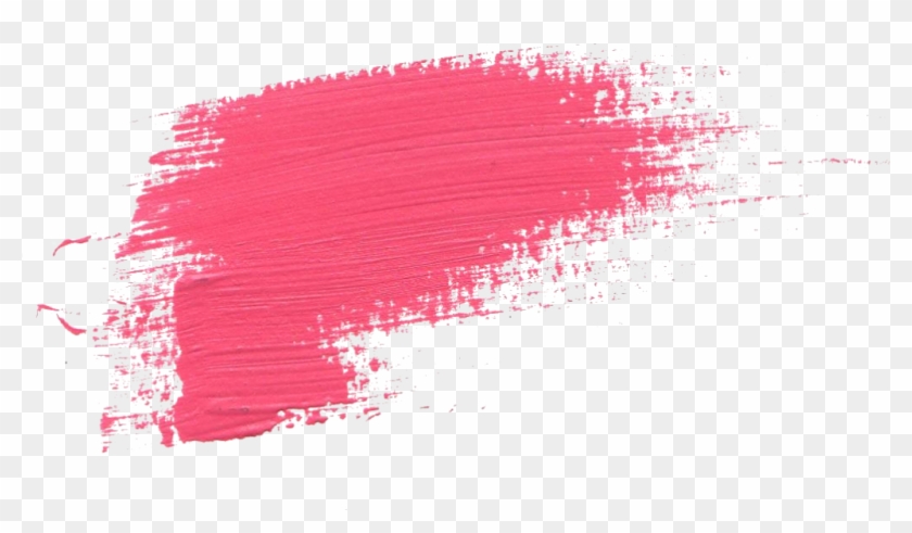 Pink Brush Stroke Png Transparent Onlygfx - Краска Пнг Clipart #277870
