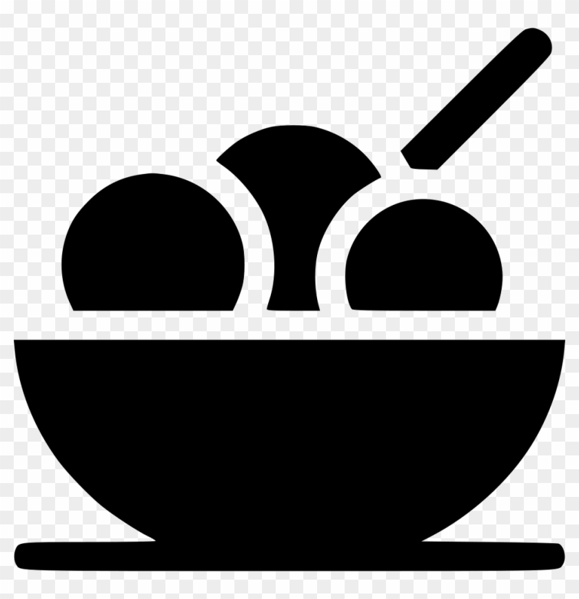 Png File Svg - Ice Cream Png Black Clipart