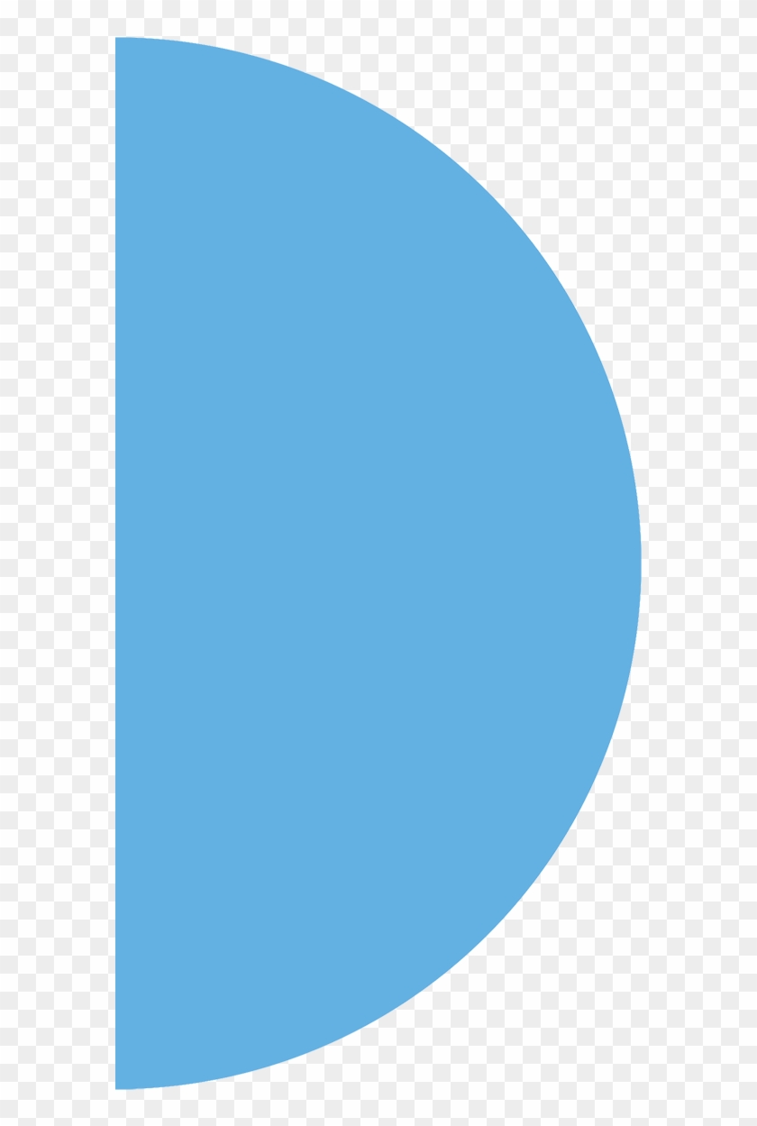Half Circle Png - Blue Half Circle Transparent Clipart