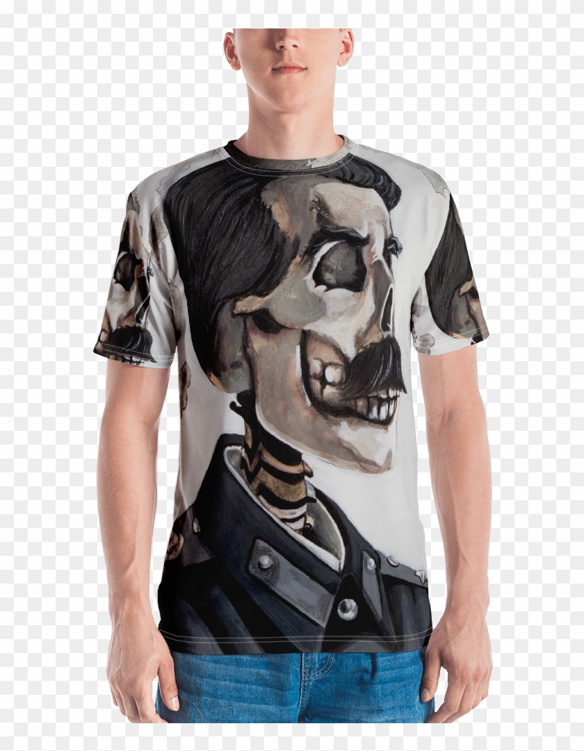 Joseph Stalin Skull “the Last Portrait” Men's T-shirt - Cccp 1989 Clipart