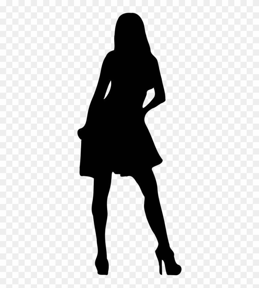 Woman Silhouette - Silhouette Fashion No Background Clipart