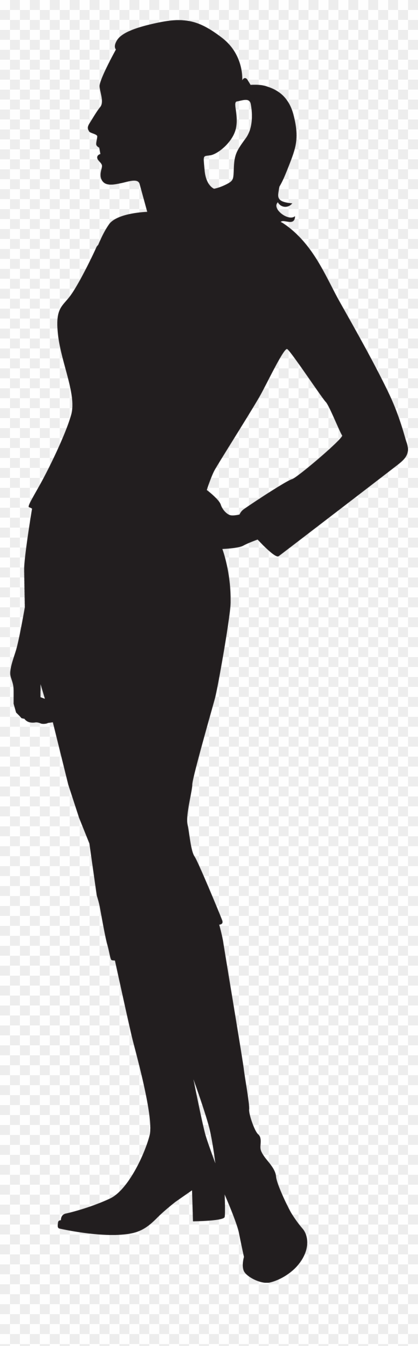Female Silhouette Clip Art Png Imageu200b Gallery Yopriceville - Silhouette Female Model Transparent Background #278344