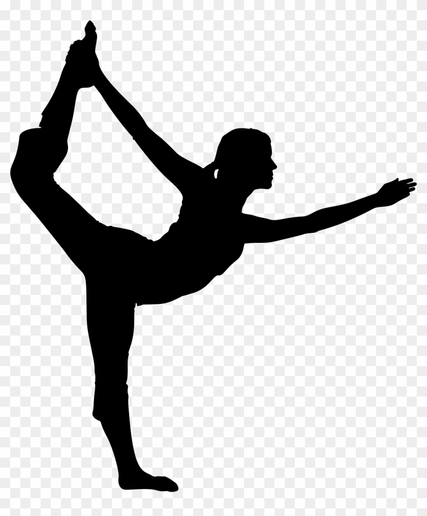Image Transparent Download Clipart - Yoga Poses Silhouette Png