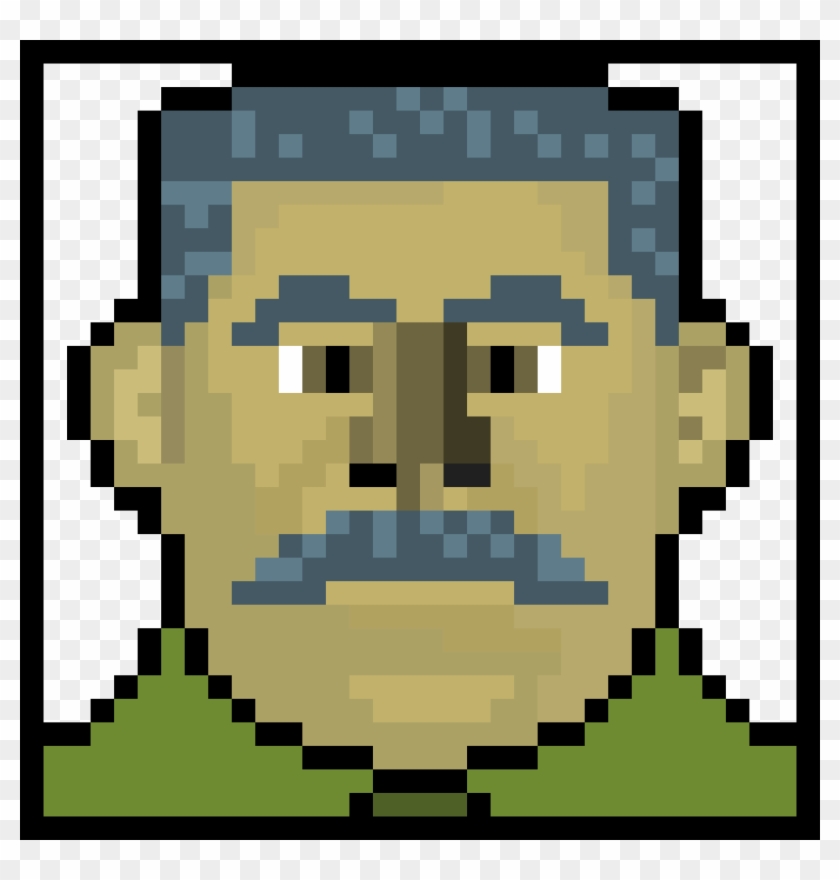 Stalin Avatar Pixel Art Head Base Clipart 278653 Pikpng