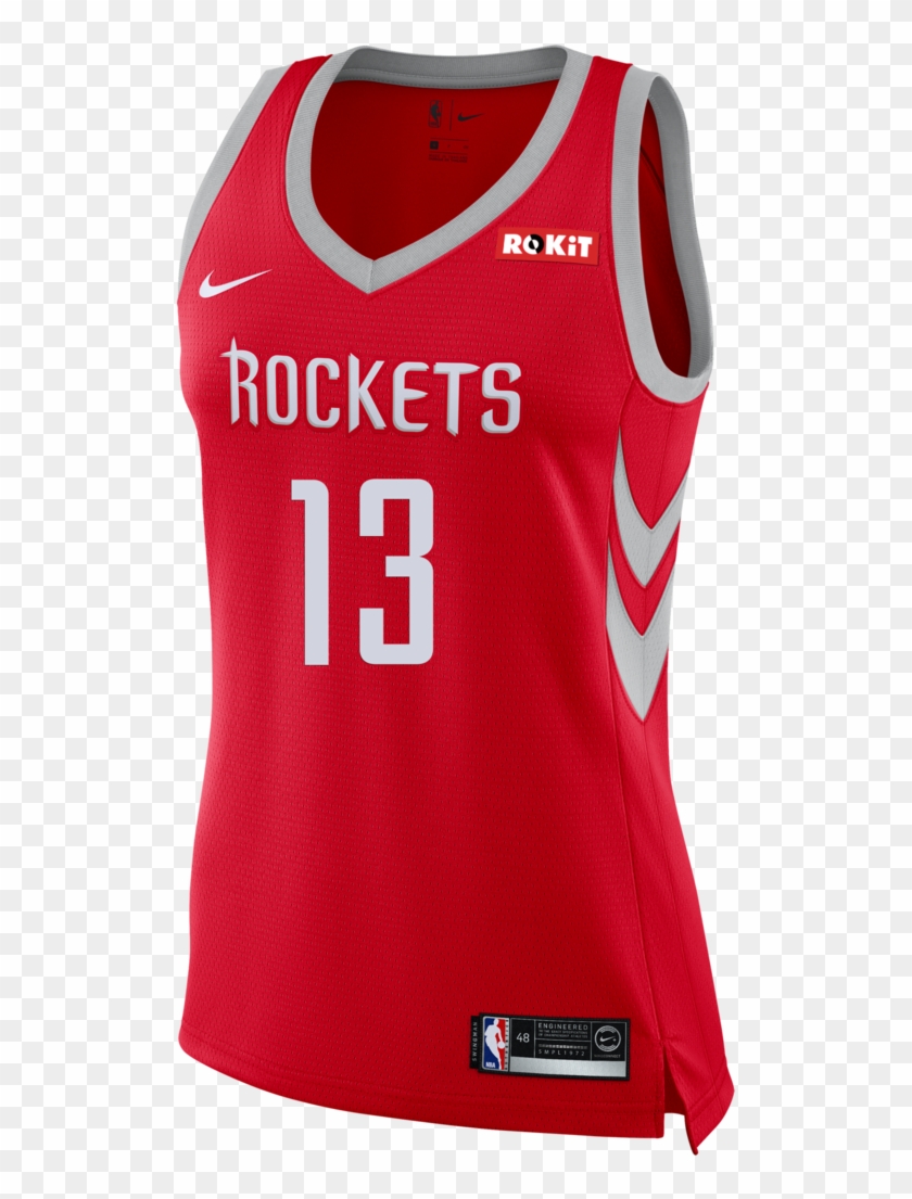 Women's Houston Rockets Nike James Harden Icon Edition - James Harden Rockets Jersey Clipart