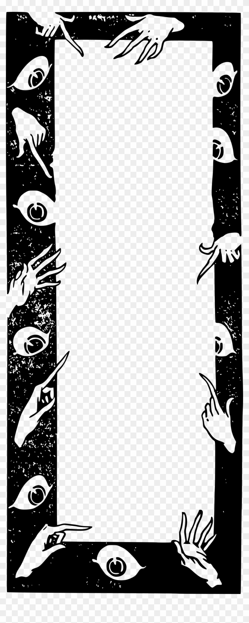 Scary Frame Png - Illustration Clipart