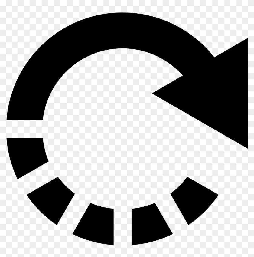 Simpleicons Interface Redo Arrow Of Circular Shape - Redo Icon Png Clipart