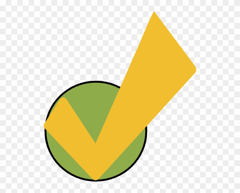 Check Clipart Yellow Green - Accurate Clipart - Png Download