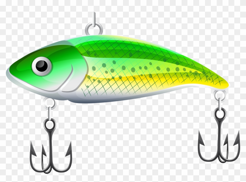 Fishing Bait Green Png Clip Art - Fishing Lure Clip Art Transparent Png #279075