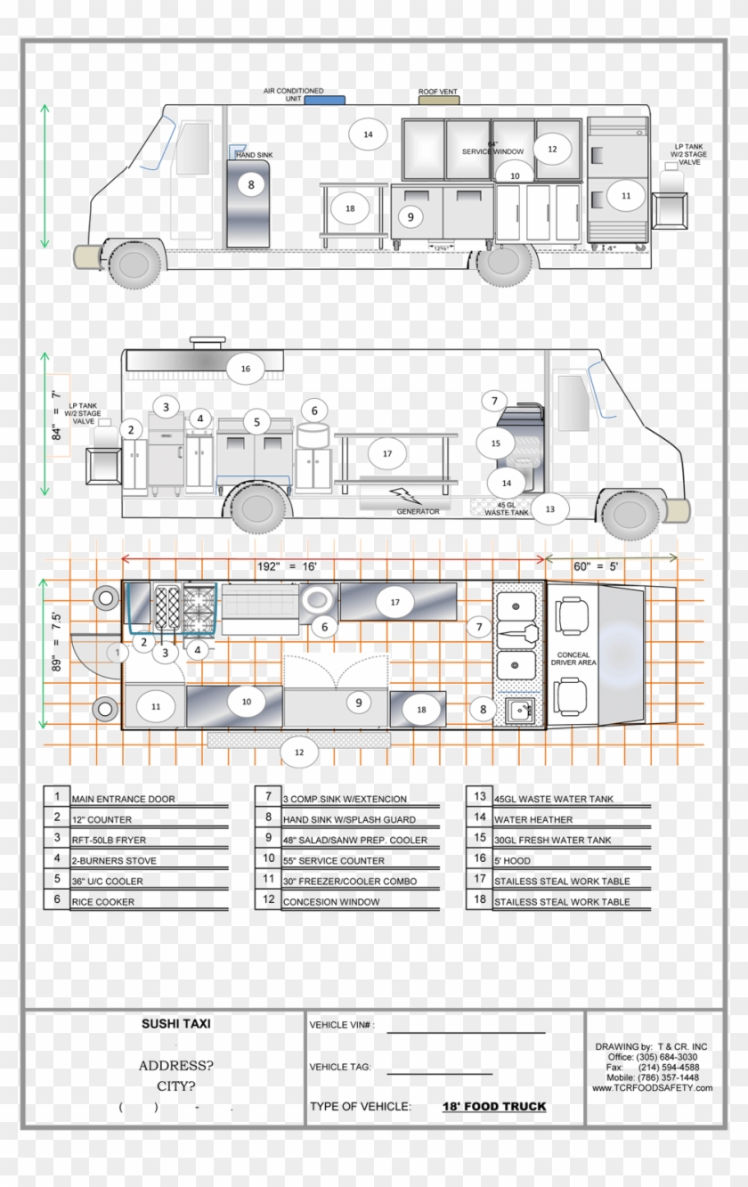 Food Trucks For Sale - Food Truck Plan Clipart