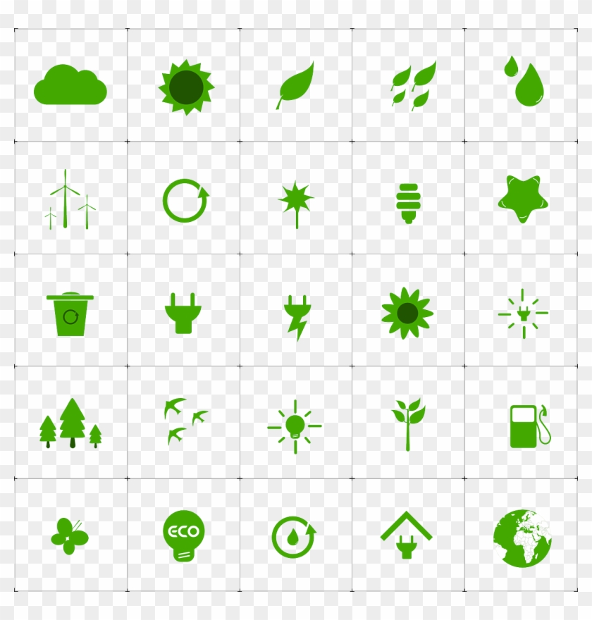 Green Fleet And Ecodriving - Green Living Icons Clipart