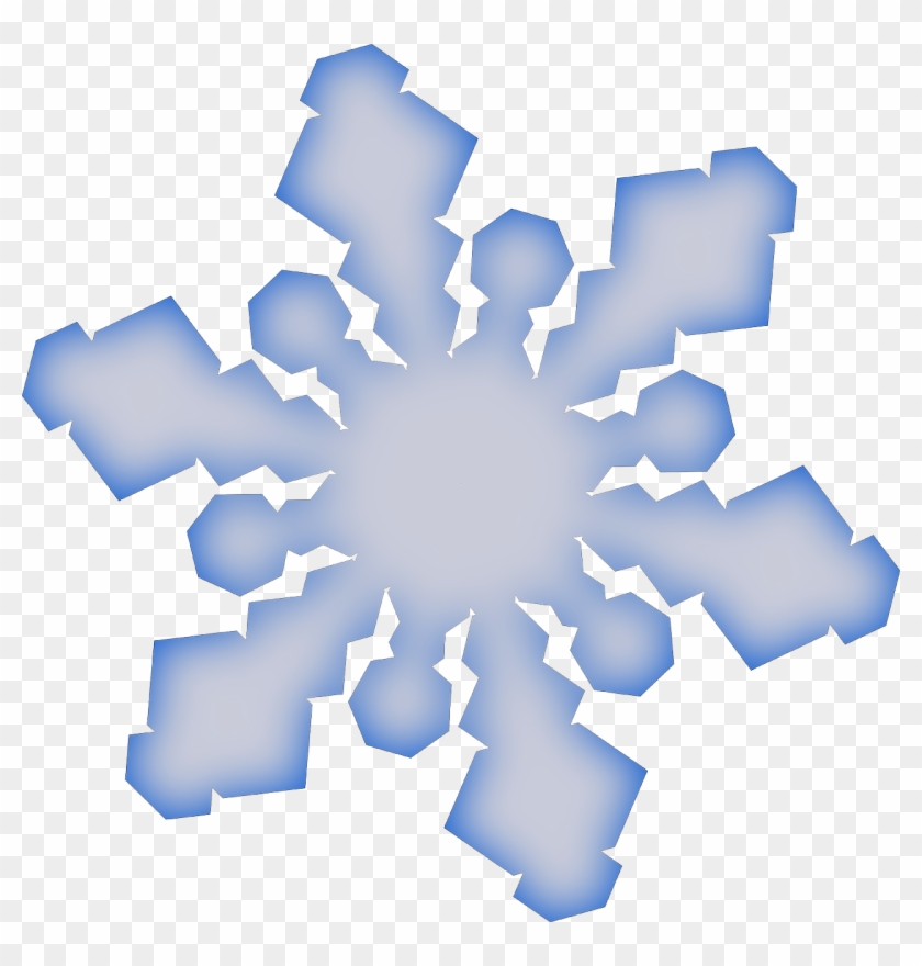 Arched Snowflake Png - Snowflake On Transparent Background Clipart