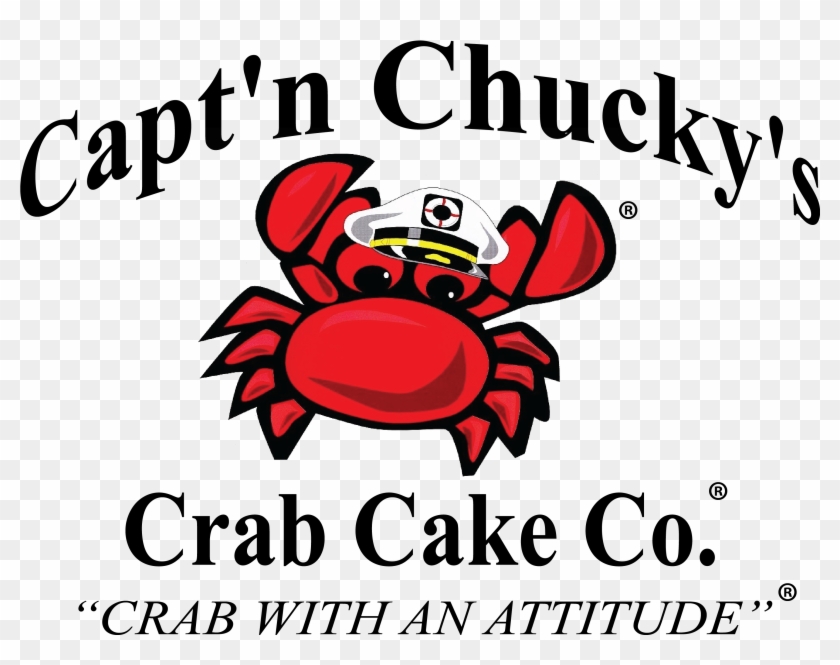 Captn Chucky Logo Registered Crab With An Attitude - Freshwater Crab Clipart #279788
