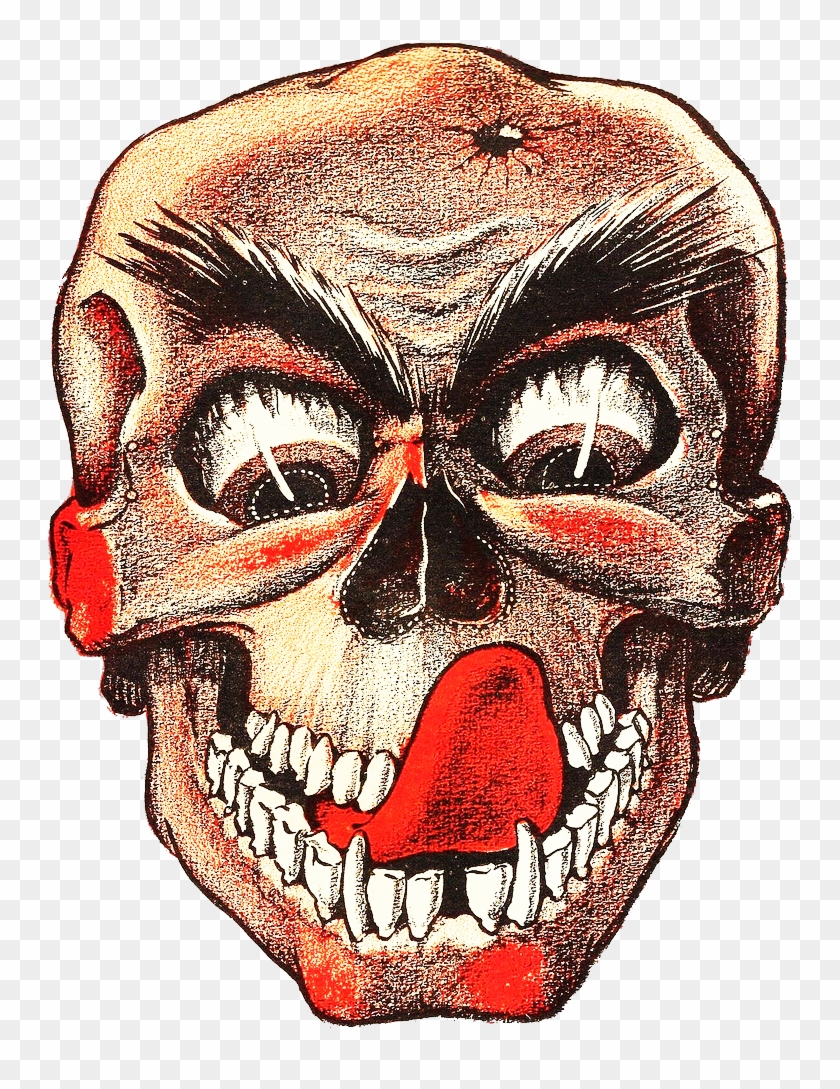 Source - Www - Wpclipart - Com - Report - Scary Skull - Png Download