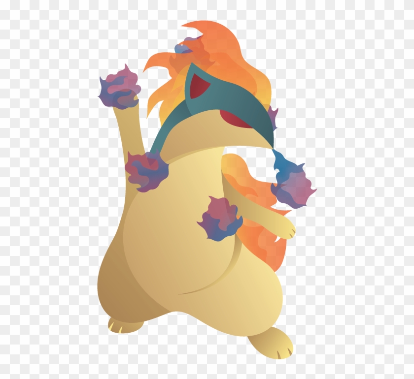 #156 Quilava Used Will O Wisp And Flamethrower In The - Illustration Clipart #2700015