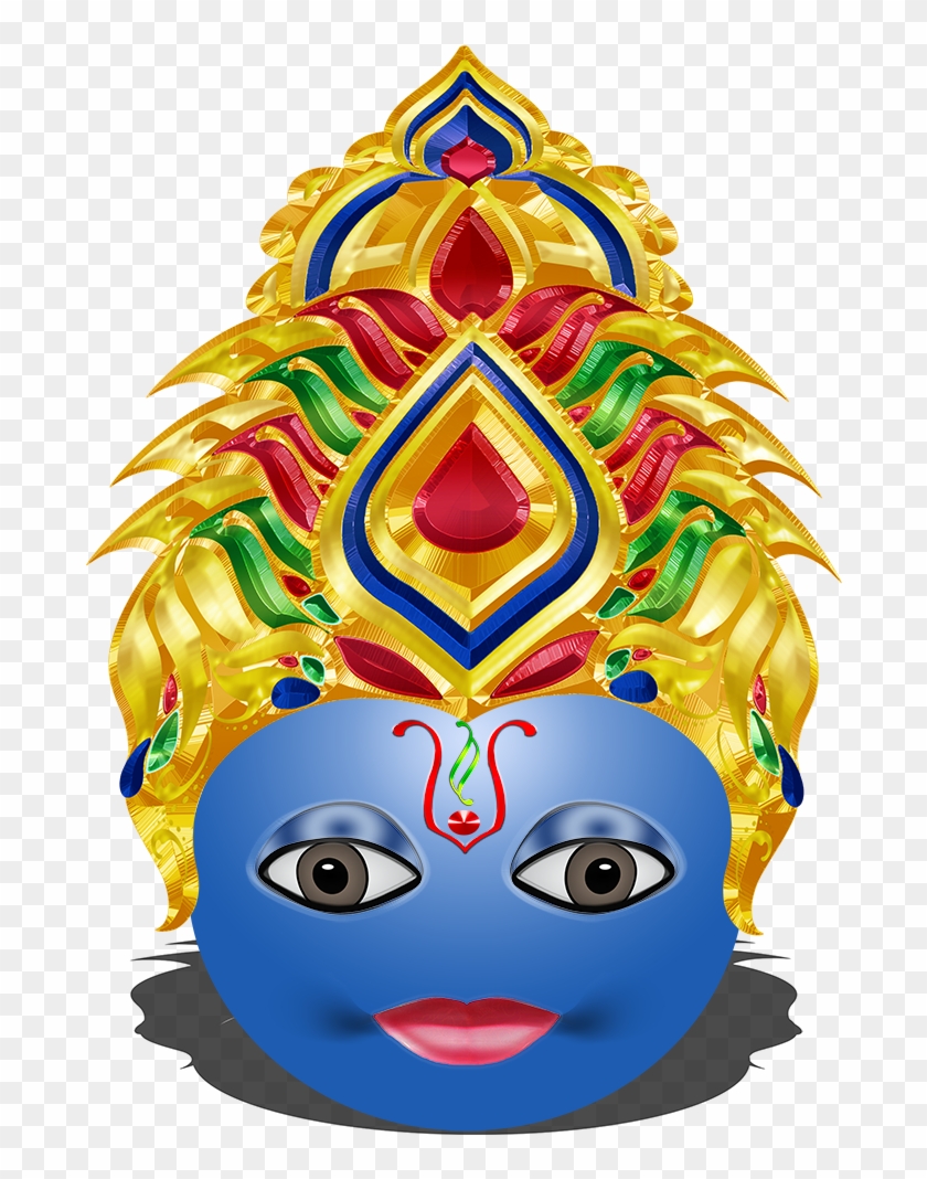 Vishnu And His Crown Can Be Downloaded At Pixabay - Illustration Clipart