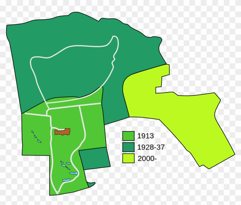 Edinburgh Zoo Plan Of Land With Dates Of Development - Edinburgh Zoo 1990s Clipart