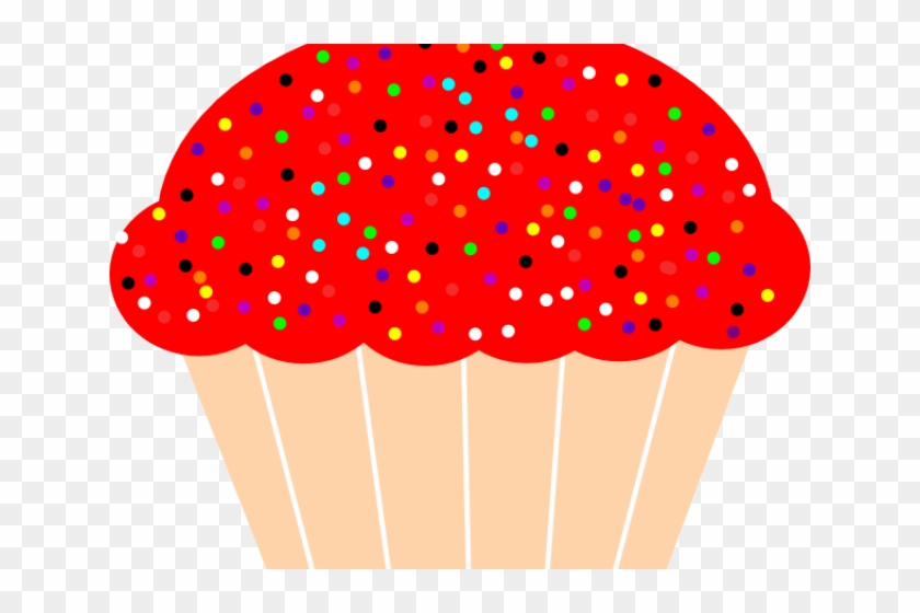 Red Clipart Cupcake - Cupcake Clipart Transparent Background - Png Download #2700788