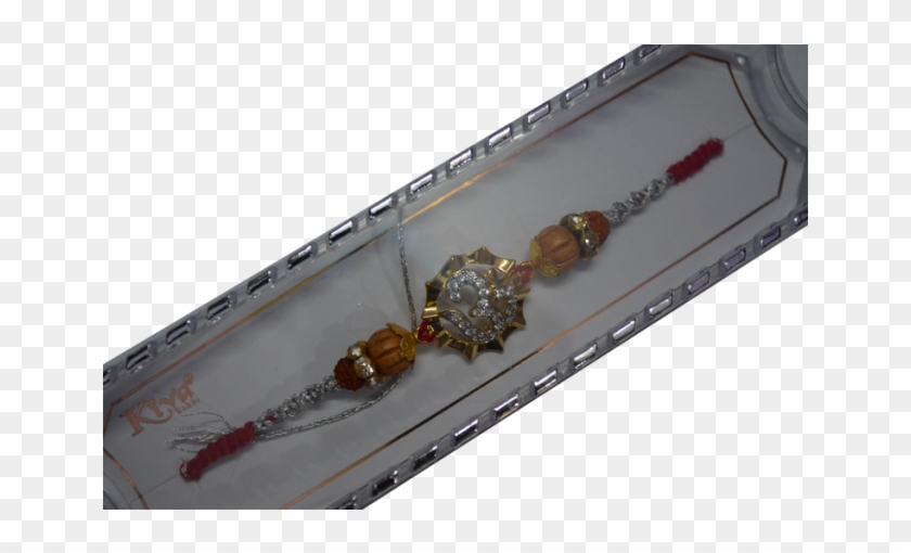 Beautiful Om Designer Rakhi For Kids - Crystal Clipart