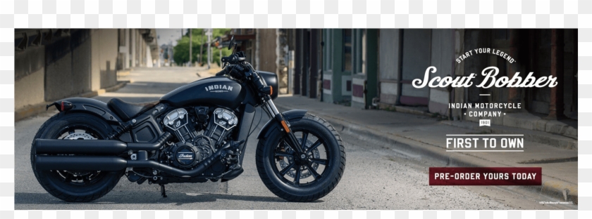 2018 Indian Scout Bobber Black Clipart