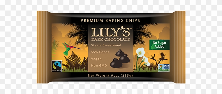 Lily's Premium Baking Chips Dark Chocolate Clipart
