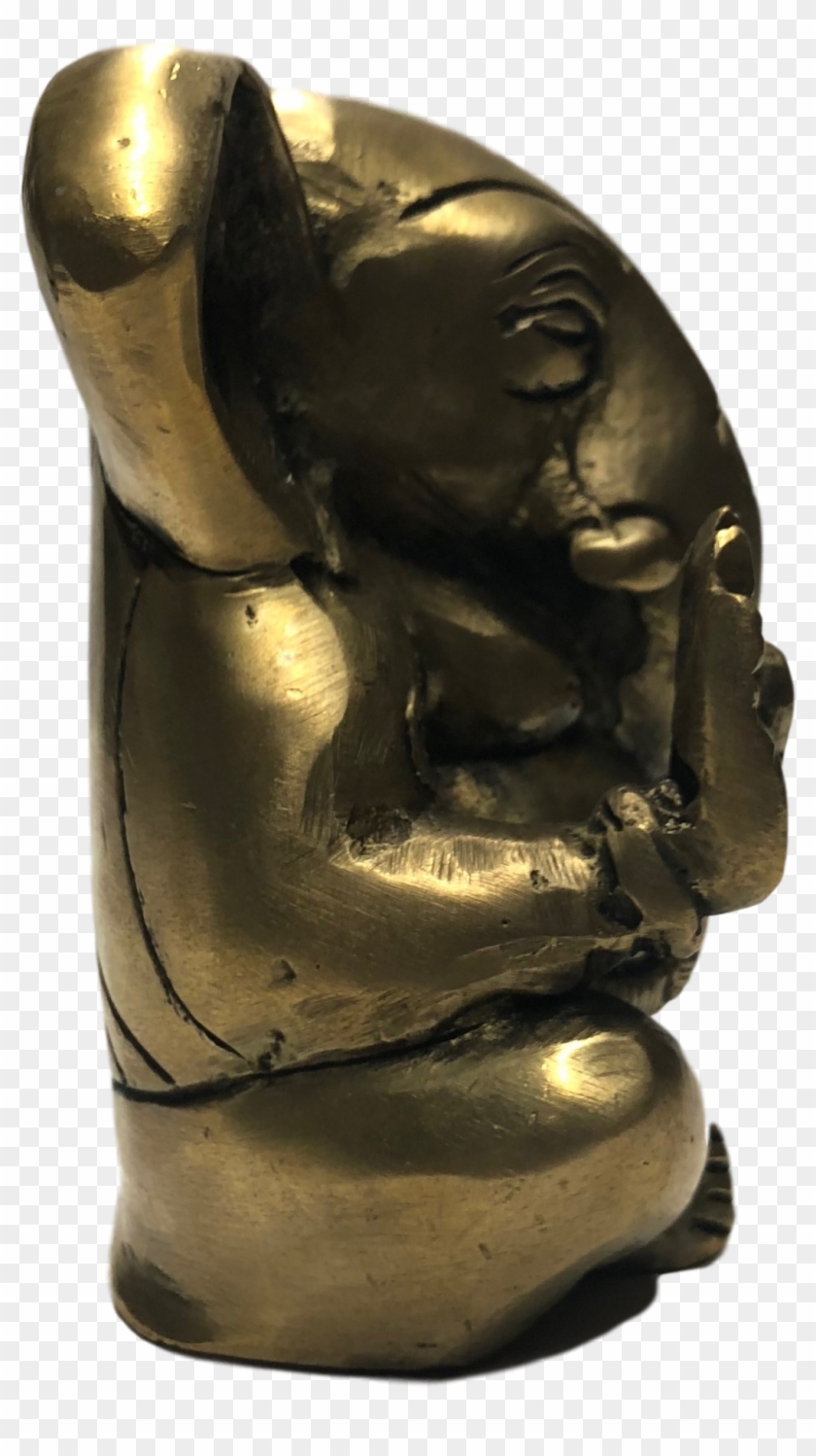 Lost Wax Cast Brass Piece Featuring Hindu God, Lord - Bronze Sculpture Clipart #2701985