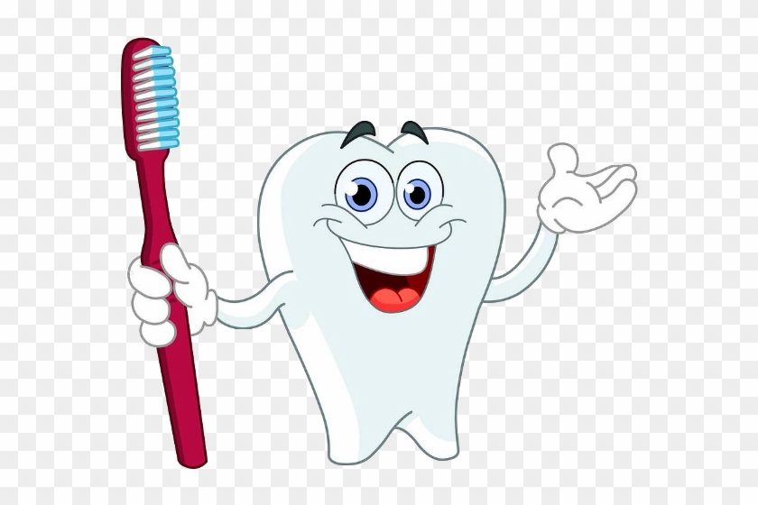 Funny Teeth Cartoon Picture Images Png Png Toothbrush - Cartoon Tooth Clipart #2702054