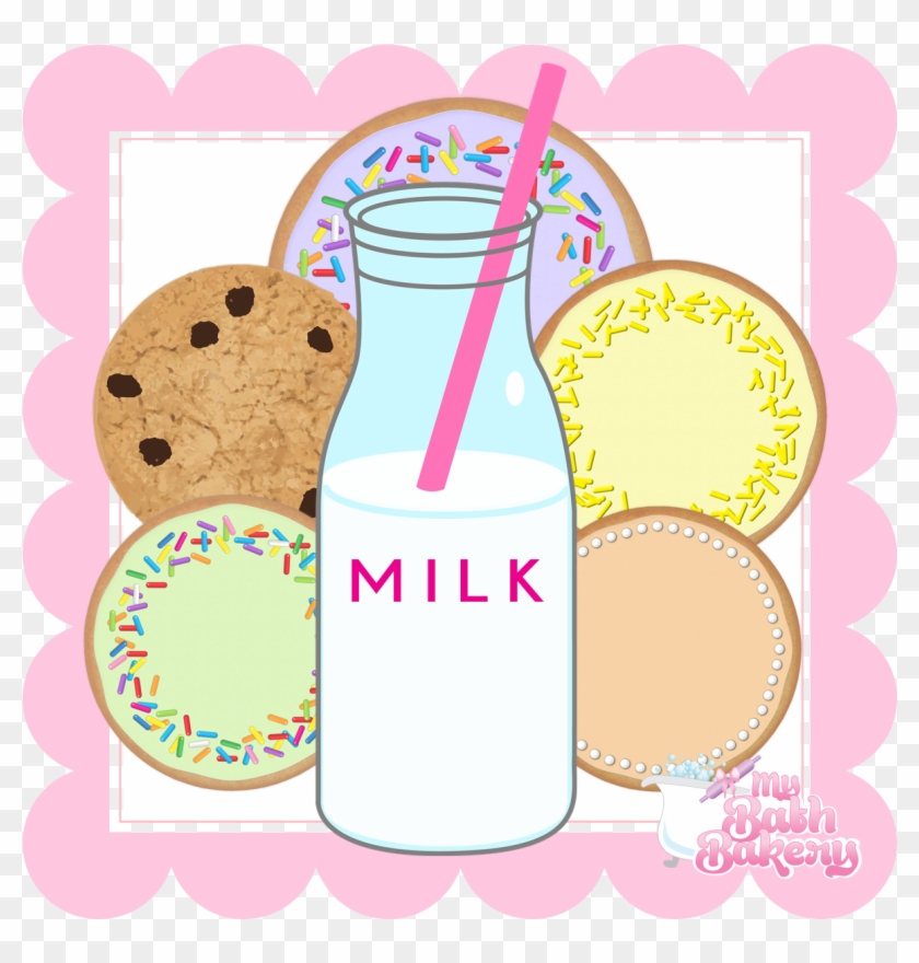Cookies And Milk Png Clipart #2702339
