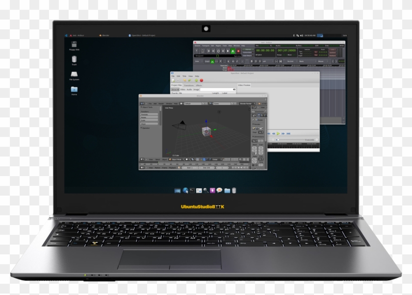 Ubuntustudio Notebook 15,6" Hd Ips Cd/dvd - Netbook Clipart #2702681