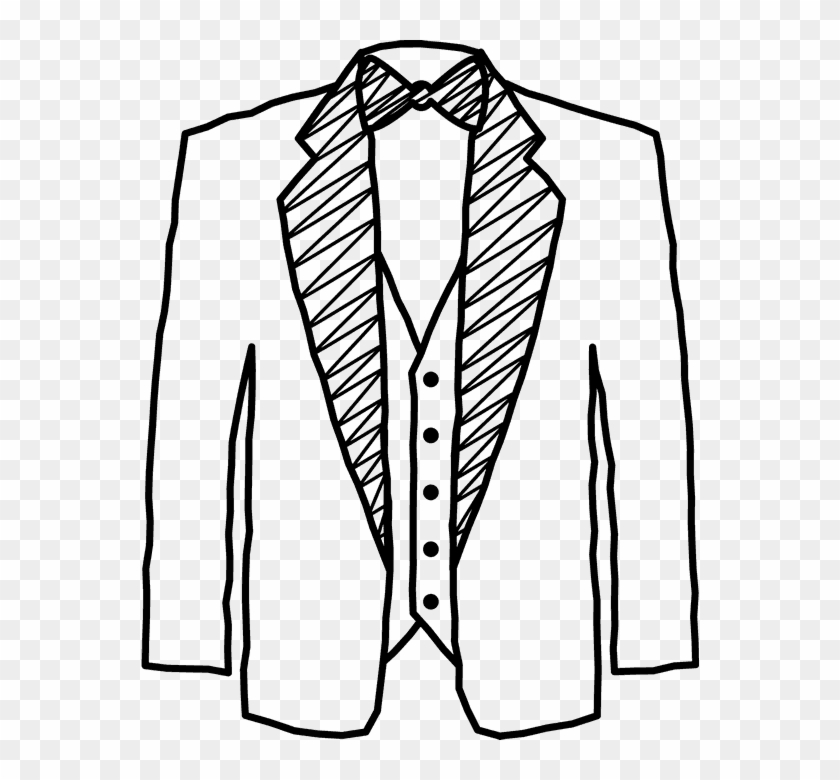 Drawing At Getdrawings Com Free For Personal - Drawing Of A Tuxedo Clipart #2702689