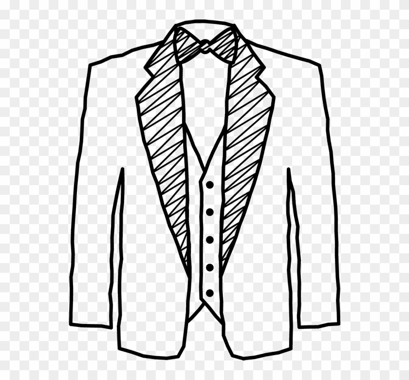 Drawing At Getdrawings Com Free For Personal - Drawing Of A Tuxedo Clipart