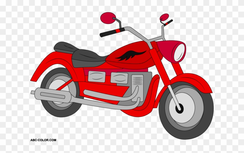 Free Clipart Motorcycle - Red Motorcycle Clipart - Png Download