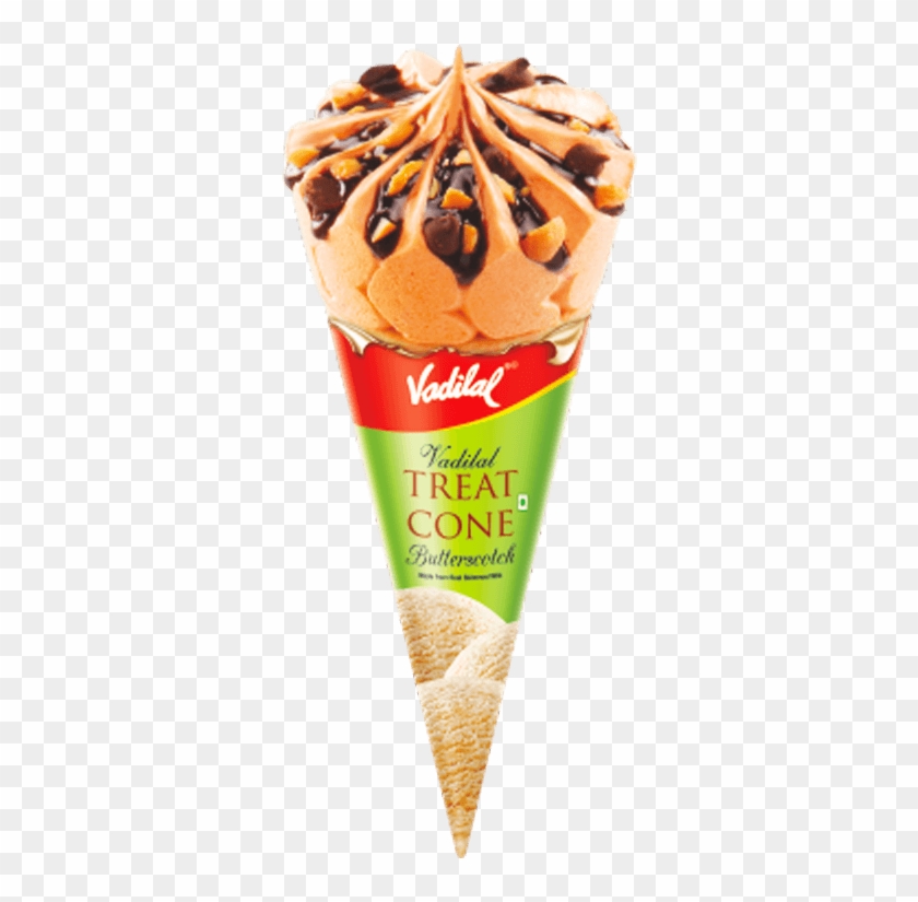 Vadilal Treat Cone Butterscotch - Vadilal Ice Cream Cone Clipart #2703130