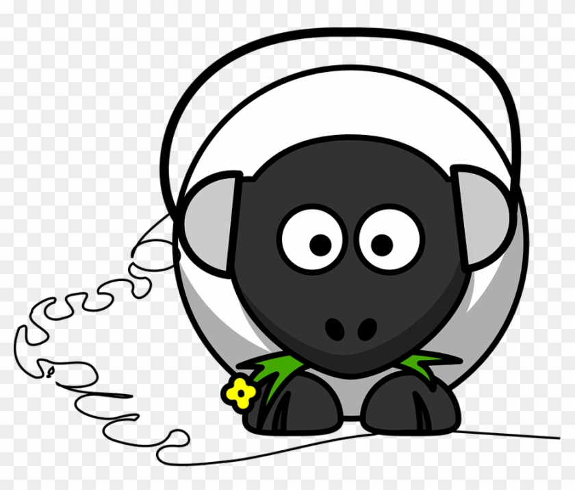 Sheep, Animal, Farm, Funny, Headphones, Music, Noise - Cartoon Animal With Headphones Clipart