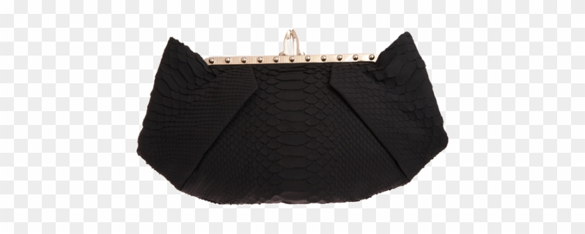 Christian Louboutin Matte Python Loubis Angel Clutch - Bikini Clipart #2704258