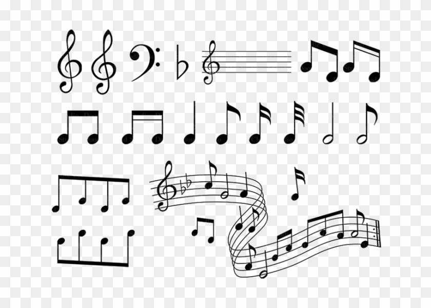 Music Notes Transparent Background - Musical Notes Clipart #2704461