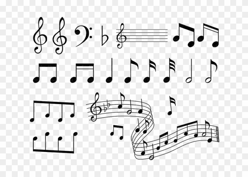 Music Notes Transparent Background - Musical Notes Clipart